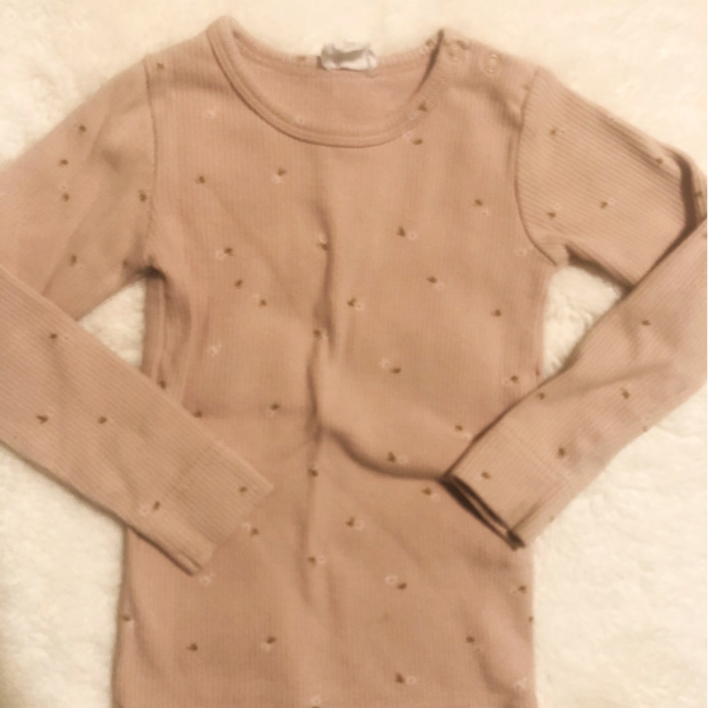 Jamie kay Annie Ditzy Floral Organic Cotton Mia Top- Sz 1 Yr